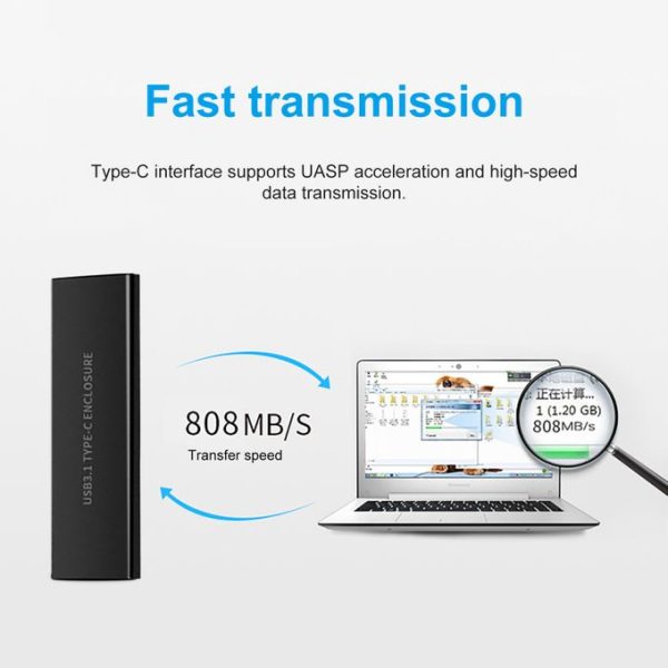 M2 NVME PCLe SSD CASE - Image 4