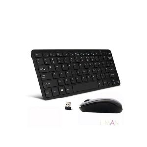 Wireless Mouse and Keyboard Combo - Small Black