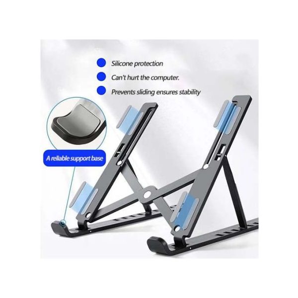 Foldable Aluminum Laptop Stand - Image 4