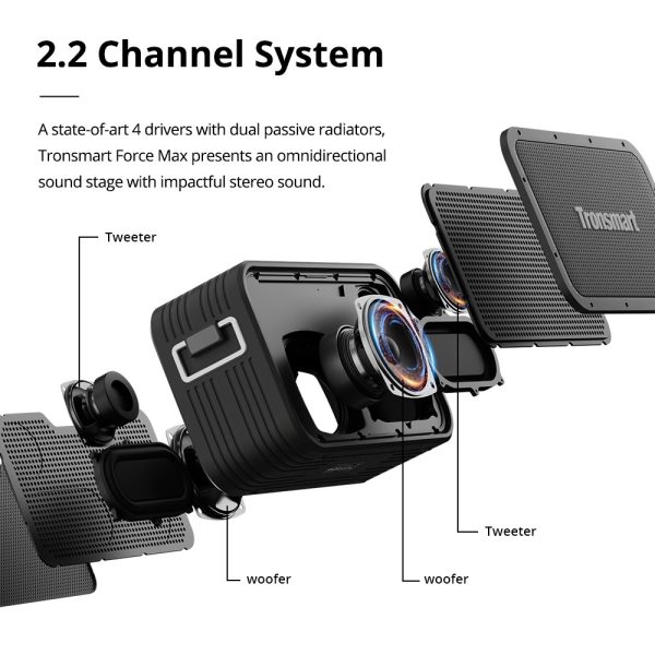 Tronsmart Force Max Portable Outdoor Speaker - Image 3